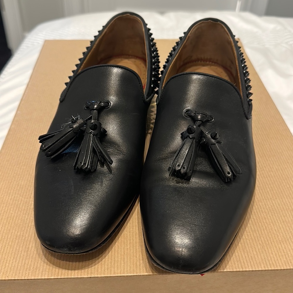 Christian loubs loafers great condition